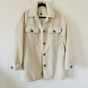 Universal Thread White Shacket Size M